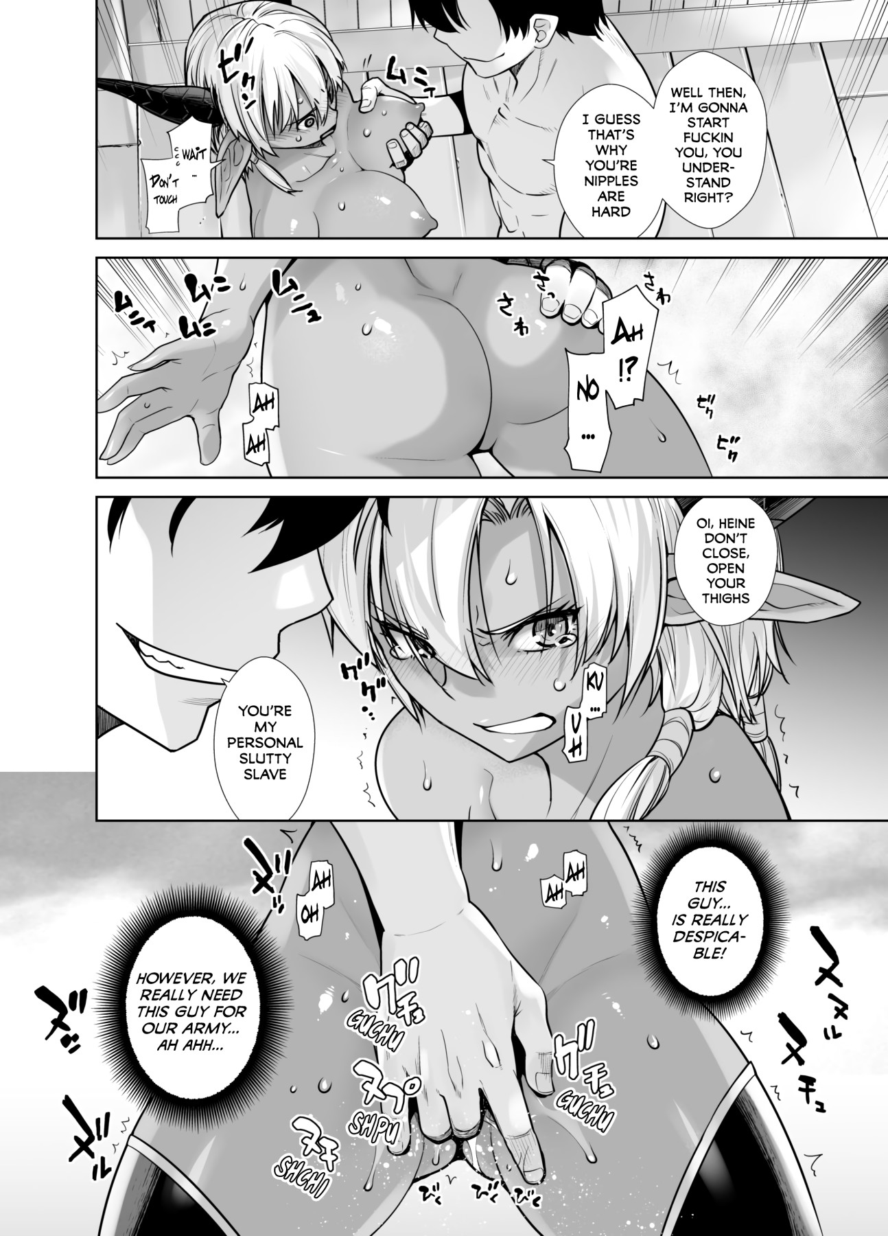 Hentai Manga Comic-Earning Evil Points against a Dark-Skinned Female!-Read-9